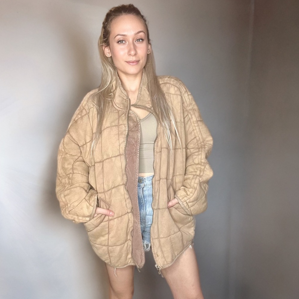 Free People Dolman Quilted Jacket